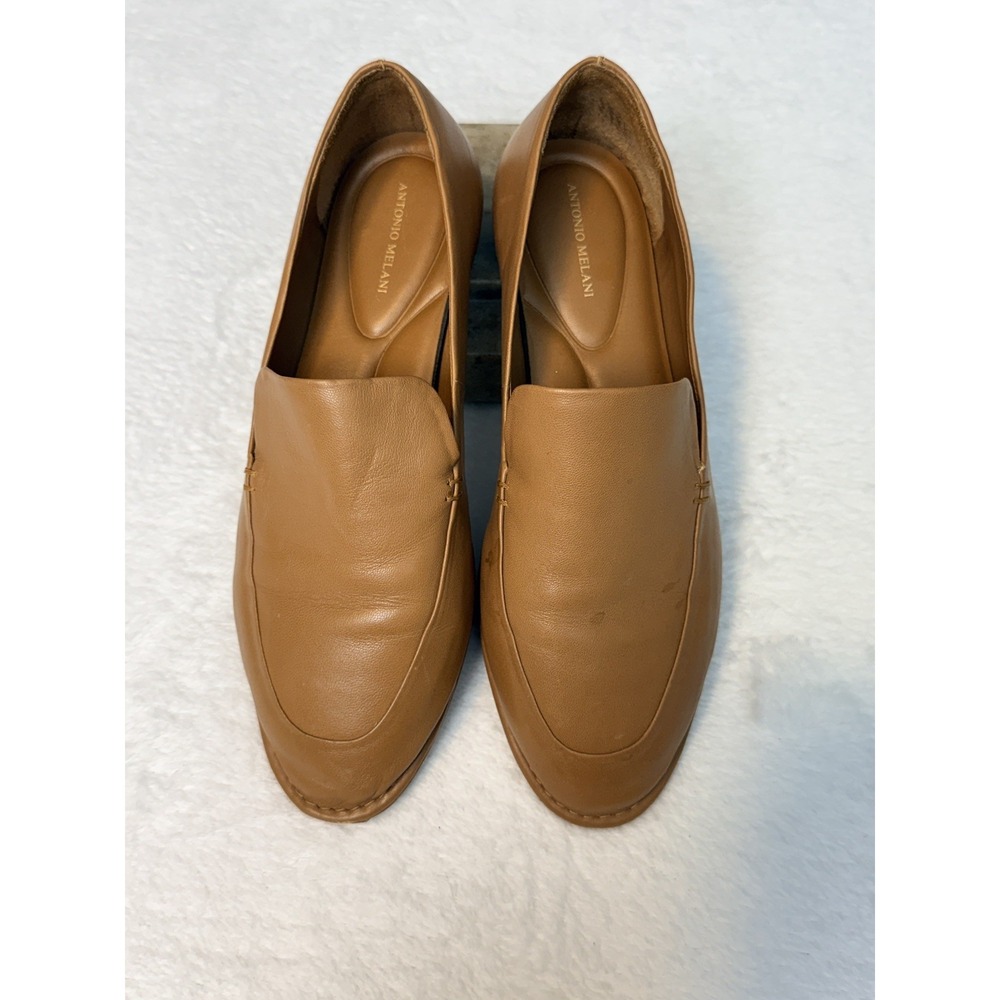 Antonio Melani Brown Glen Leather Slip on Shoes 6M Soft, Flexible, Comfortable - Picture 6 of 6